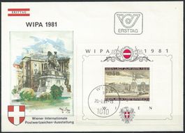 1981 Briefmarkenausstellung "WIPA 1981"