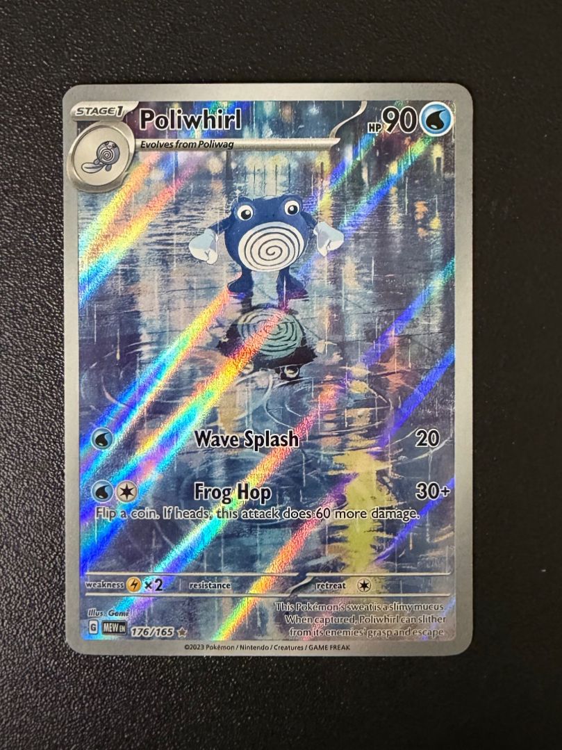 Pokémon Sammelbilder & Trading cards: Poliwhirl #176/165 – Neu (gemäss Beschreibung) aus Niedergösgen von SwissPokeCards