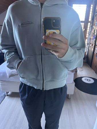 Bershka Zipper Baby blue M