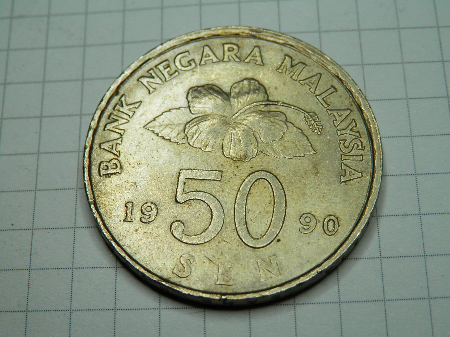 Tutti le monete: Malaysia 50 Sen, 1990 – Usato da Weiach venduto da weiach81 1