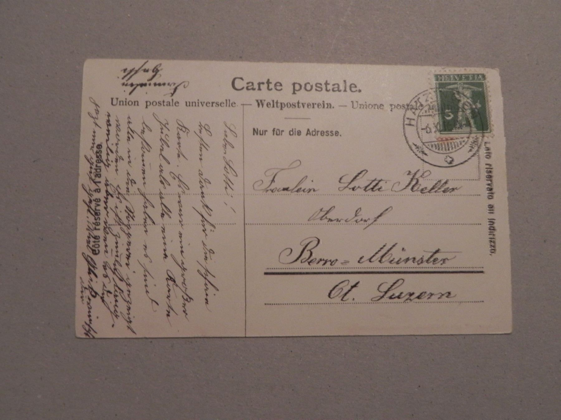Cartes postales: Ansichtskarte Luchsingen Glarus GL 1916 – D'occasion à Siebnen par krimsie 1