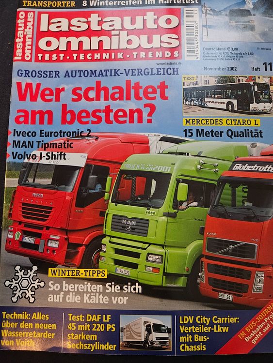 Lastauto Omnibus 11/02 Volvo FH12 Strealis MAN TGA DAF LF xx (Gebraucht ...