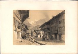 Meiringen  Tonlithographie