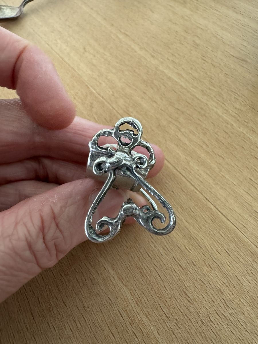Alle Dekorationen: Miniatur Silber Wiege Krippe viktorianisch 800 er Silber – Gebraucht aus Gipf-Oberfrick von Iberico 4