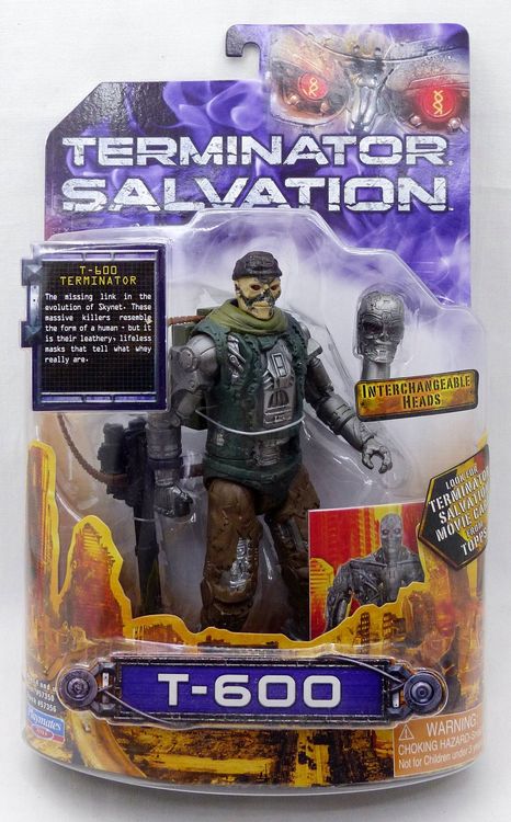Figurine Terminator Salvation John Connor Avec Torse T-600 – Playmates 2009 – Scellée