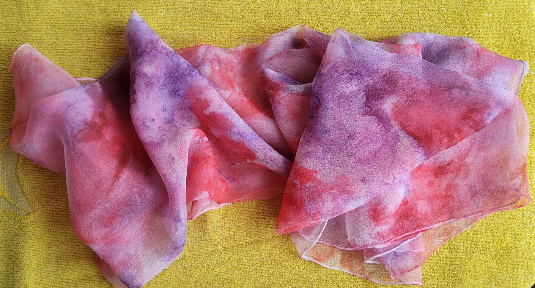Foulard & Sciarpe: Seiden-Schal – Nuovo (secondo la descrizione) da Bäretswil venduto da Esku01