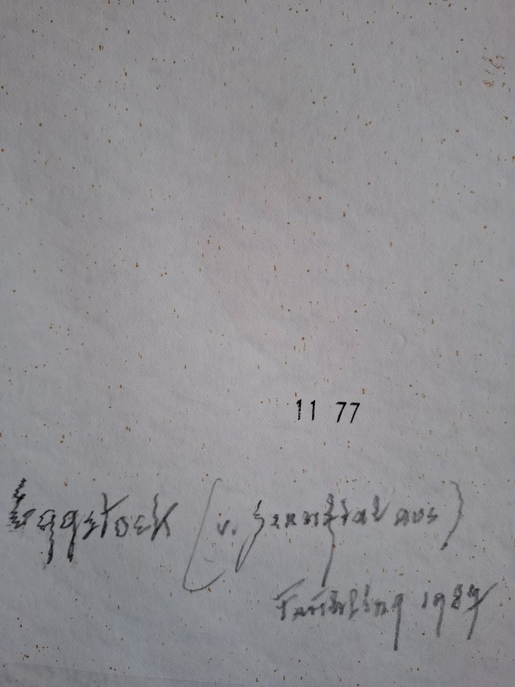 Dipinti: Aquarell Ferdinand Meyer-Streiff Eggstock Sernft 1987 GL – Usato da Rheinfelden venduto da Badelus 9