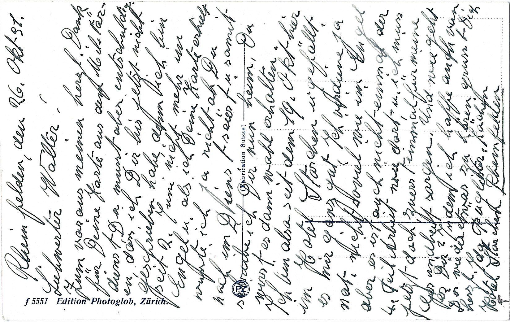 Cartoline postali: Rheinfelden,  Sanatorium – Usato da Bütschwil venduto da Jackson1A 1