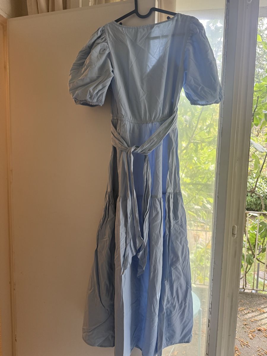 Stradivarius Vestiti: Stradivarius Maxikleid Hellblau – Usato da Zürich venduto da lin_8l8c 2