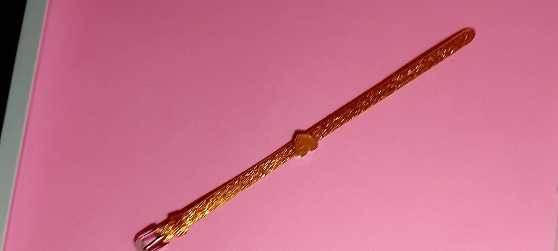 Bracciali & Braccialetti: armband modeschmuck,,mit glitzer ,,orange – Nuovo (secondo la descrizione) da Basel venduto da bij_5hqd