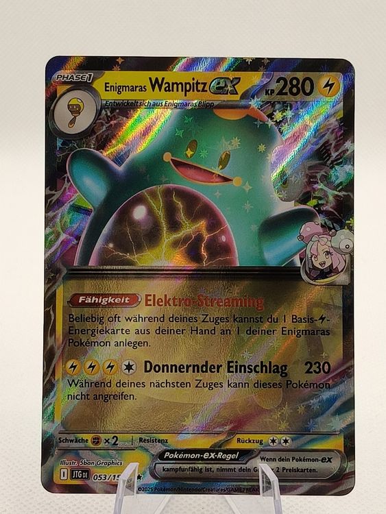 Pokemon Enigmaras Wampitz EX 053/159 (Neu (gemäss Beschreibung)) in ...