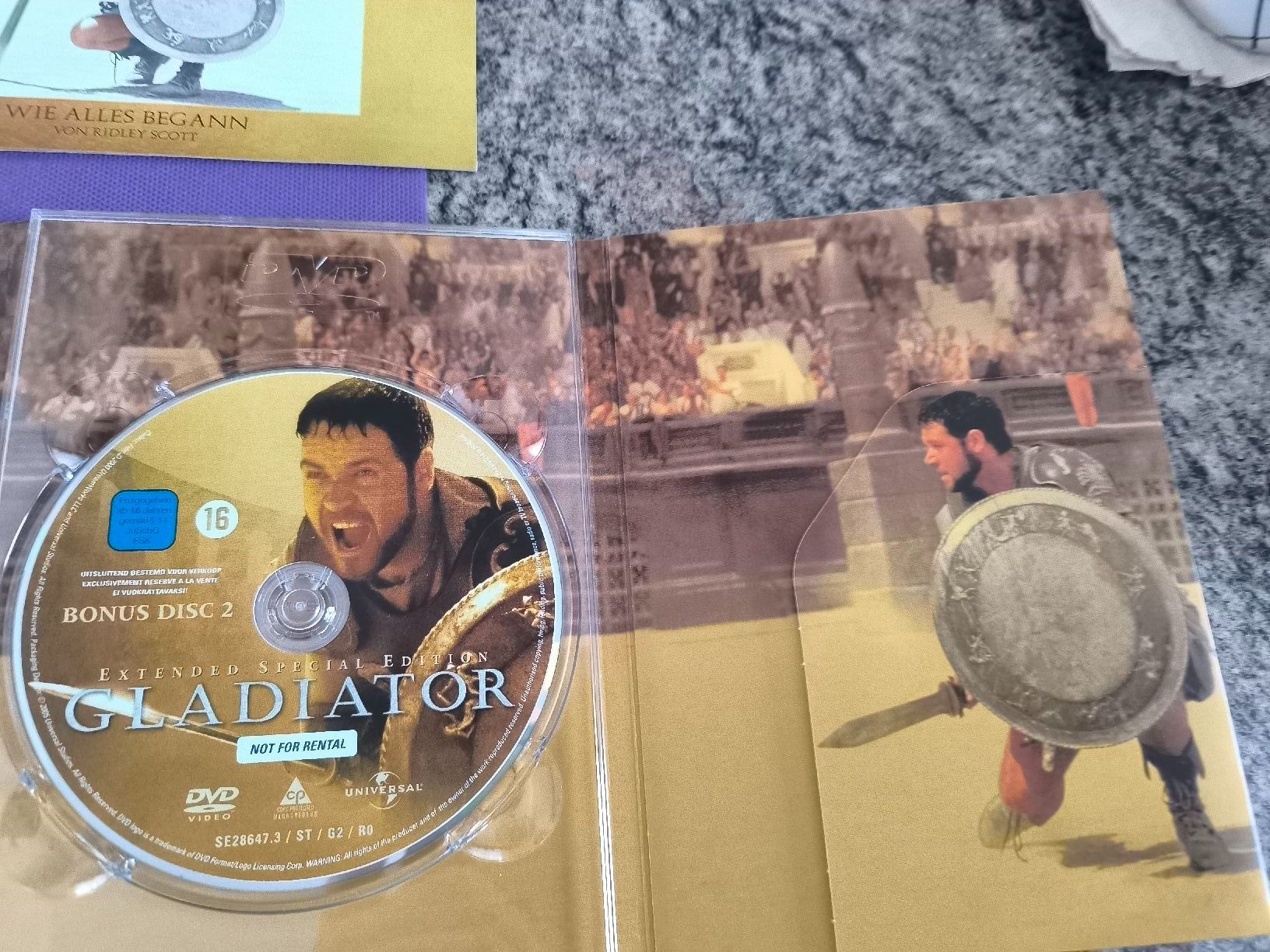 Tutti i DVDs: Gladiator DVD Extended Special Edition - Top Zustand! – Nuovo (secondo la descrizione) da Oberwil b. Zug venduto da Gto469 4