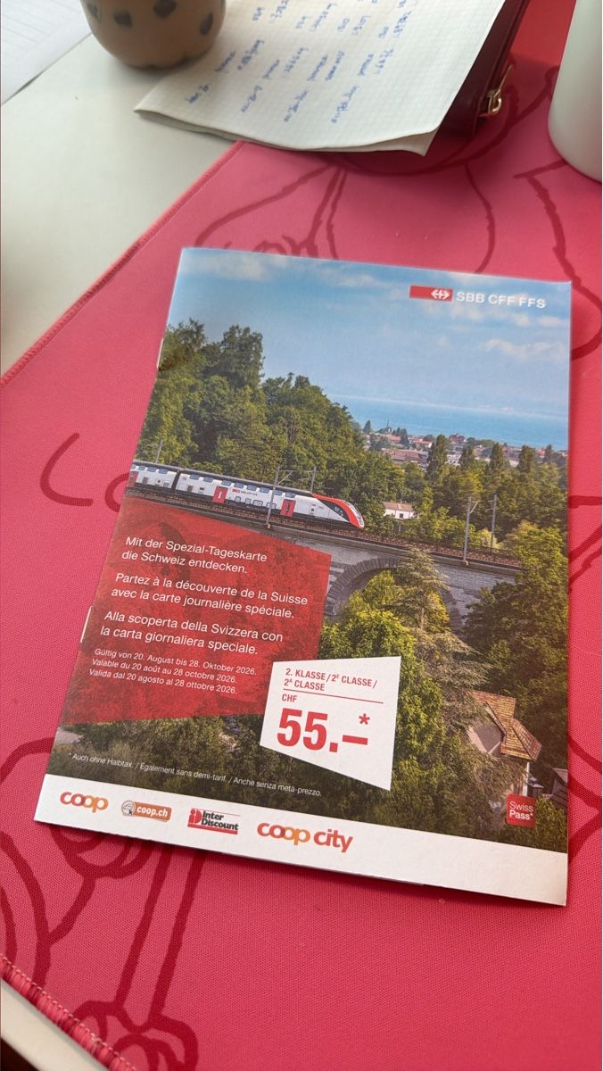 Biglietti: Coop SBB Special Day Pass 2nd Class – Nuovo e nell'imballaggio originale da Regensdorf venduto da Let-me-win-please