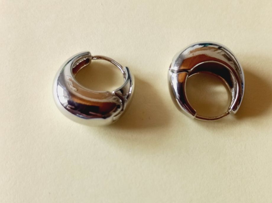 Orecchini pendenti & Orecchini a lobo: 2 Creolen Ohrhänger Silber 925 – Nuovo e nell'imballaggio originale da Winistorf venduto da acreativ 2