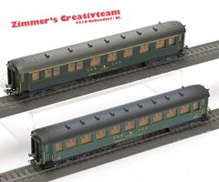 2 Metrop SBB Personenwagen UIC 1.kl / 2. kl. H0, WS, OVP