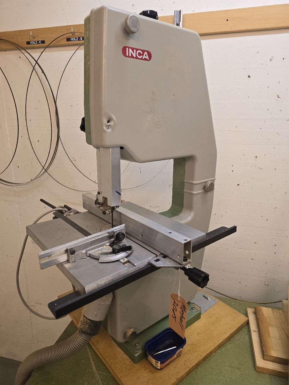 Inca Tutte le macchine: INCA Bandsäge 220 Volt – Usato da Neuenkirch venduto da bachforelle06
