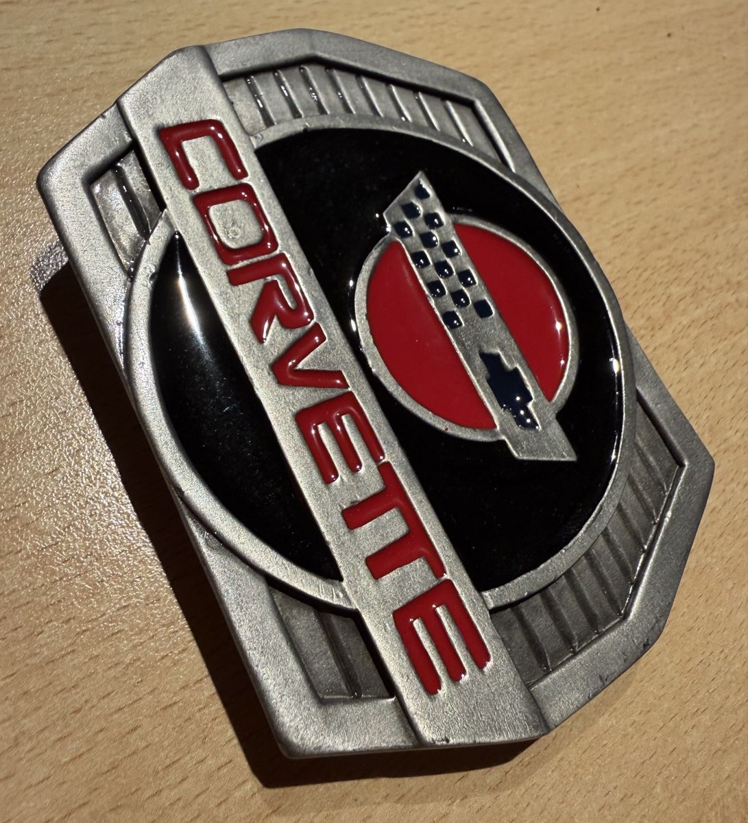 Chevrolet Fibbie per cinture: Original Vintage Corvette Guertelschnalle – Nuovo e nell'imballaggio originale da Unterkulm venduto da Onefrog 1