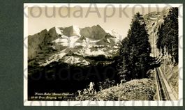 AK sw Niesen BE Niesenbahn, Zahnrad, 60 - 66%Steigung ≈ 1928