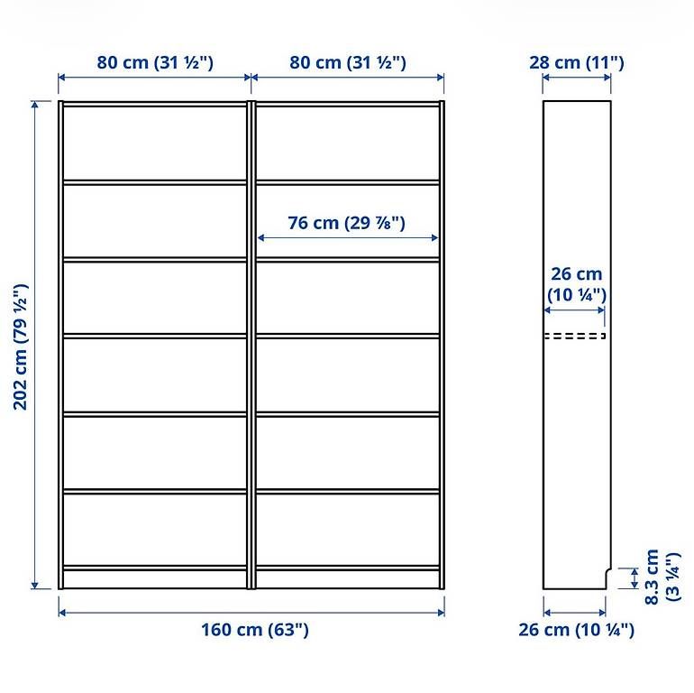 Ikea Scaffali: Bookshelf IKEA Billy – Usato da Hettlingen venduto da and_8xhd 2