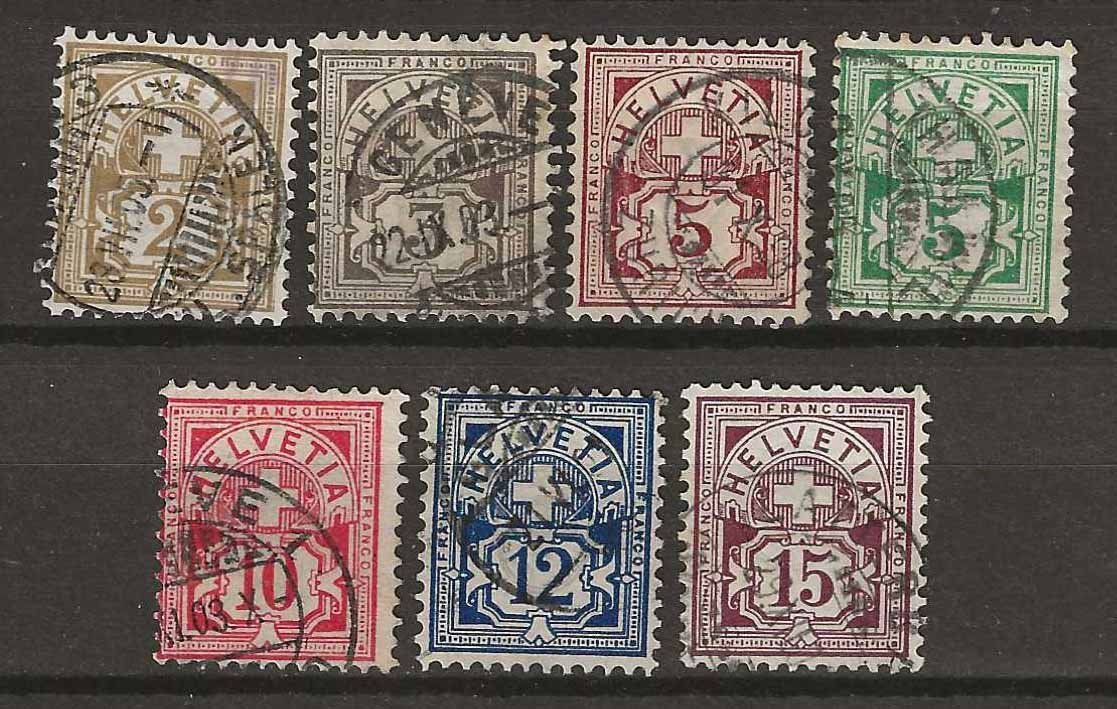 Tutti i francobolli: CH058b - Type chiffre 58b-65b obl. – Usato da Trélex venduto da Phil_Albert