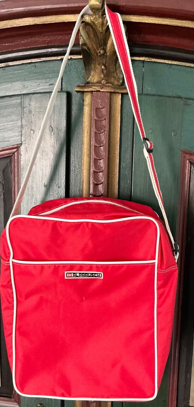 Alprausch Taschen: Alprausch - Umhängetasche rot neu – Gebraucht aus Naters von seidengut 1