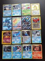 Lot de 16 cartes Pokémon diverses