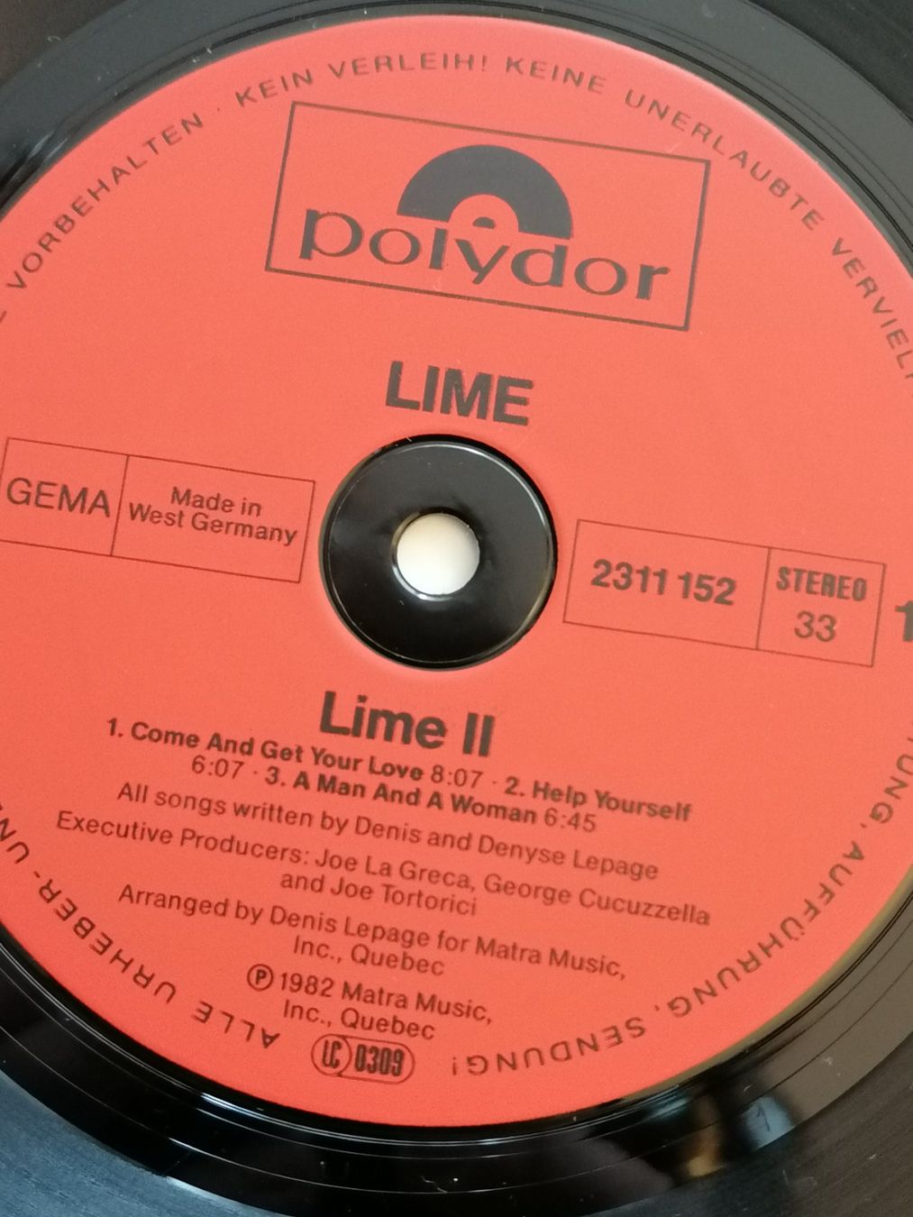 Dischi in vinile: LP - Lime II - Vinyl 1982 – Usato da Basel venduto da vintagecollector 1