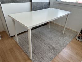 Schreibtisch weiss höhenverstellbar 150x75cm