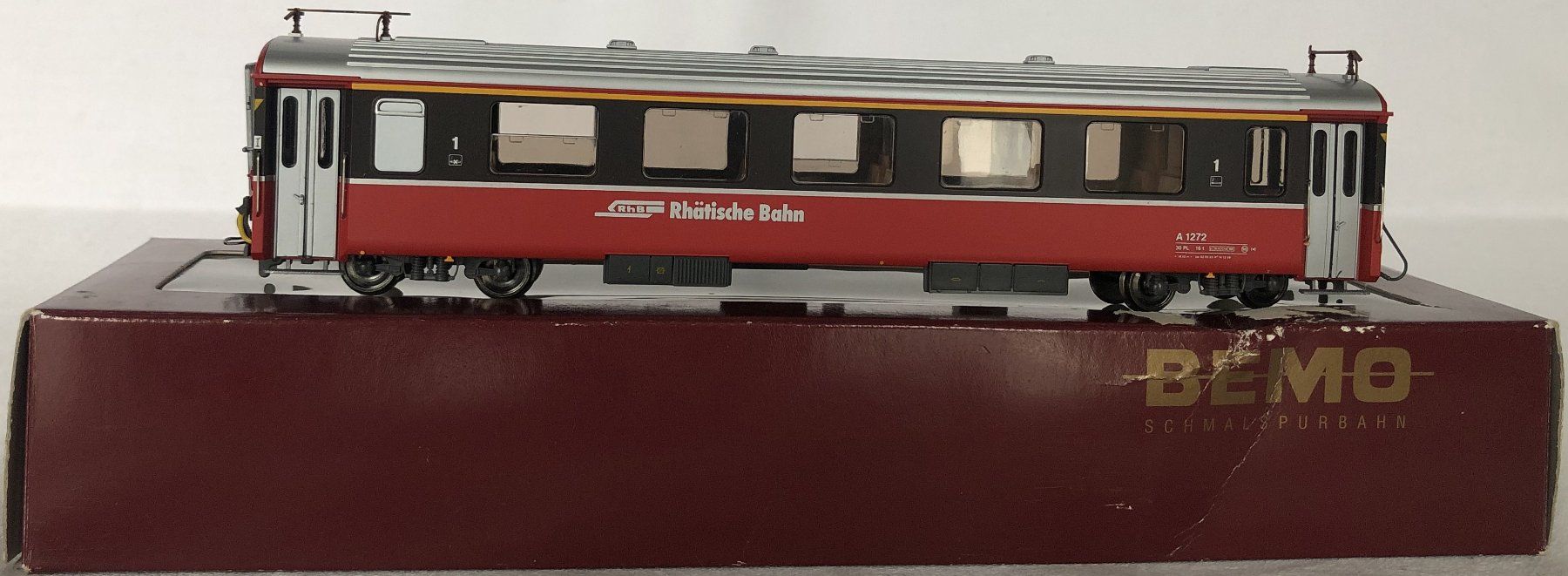 BEMO H0M 3281 101 Personenwagen Bernina 1. Klasse der RhB A 1271 in OVP