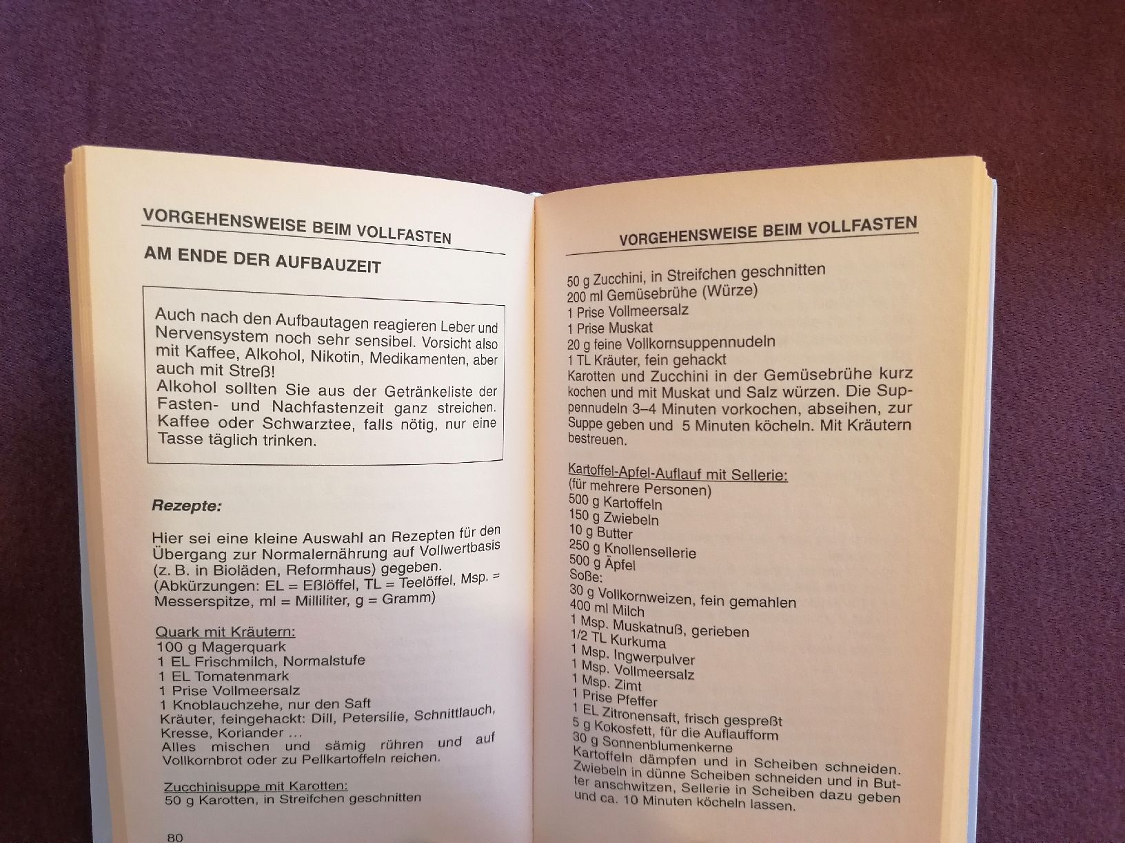 Livres: Kleines Buch - Heilfasten – D'occasion à Wahlen b. Laufen par Aweiss 2