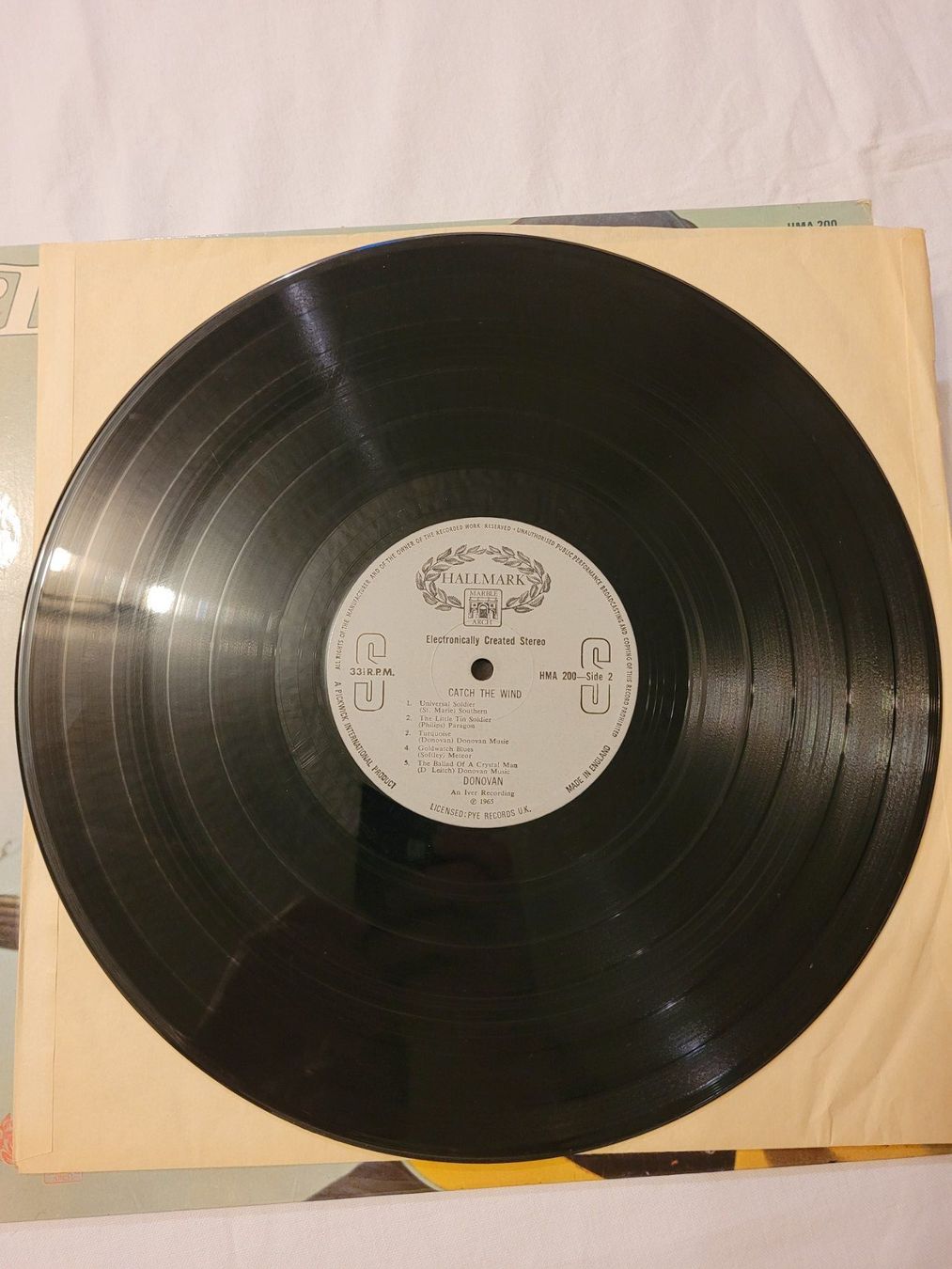 Dischi in vinile: Vinyle Donovan "Catch the Wind" (HMA 200) – Usato da la Chaux-de-Fonds venduto da Lampe 5