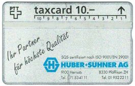 Taxcard 304L_25909 Huber+Suhner Herisau & Pfäffikon Qualität