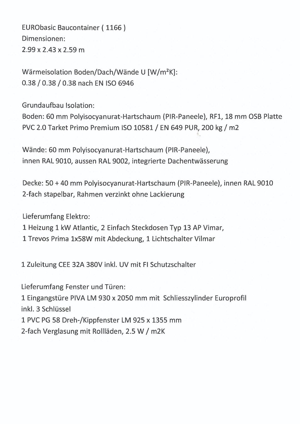 Baucontainer: Mannschaftscontainer / Baucontainer mit Heizung etc. – Gebraucht aus Wohlen AG von nadine-rafi 7