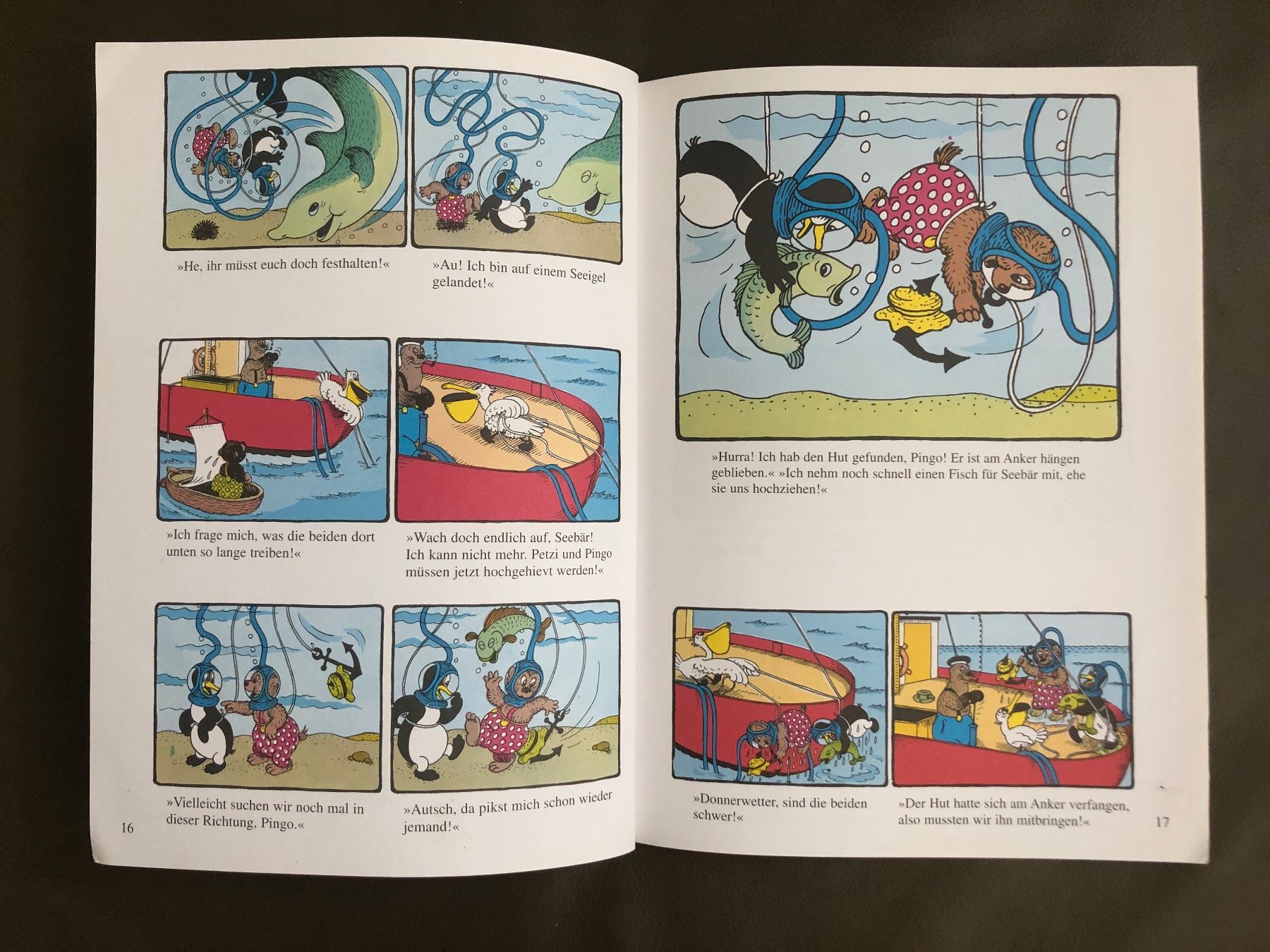 Libri: Buch Petzi als Taucher – Usato da Nunningen venduto da anclaudia 4