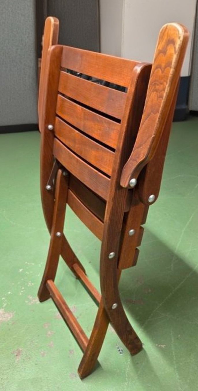 Tavoli: Ovaler Gartentisch mit 6 Klappstühlen aus Holz – Usato da Etzgen venduto da juj_b678 6