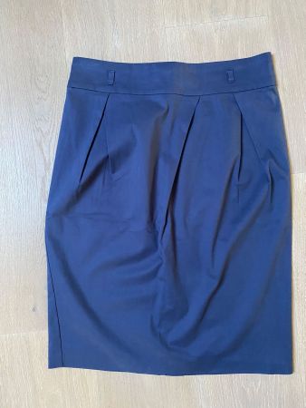 Neuwertiger blauer Benetton Jupe Grösse 34