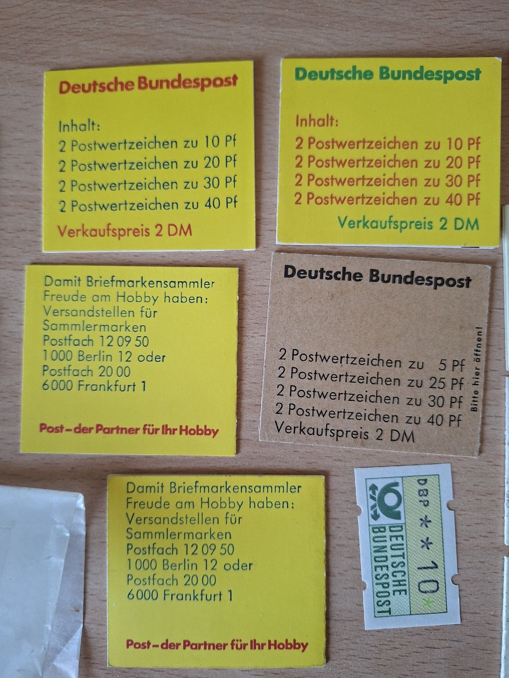 Alle Briefmarken: Collection timbres divers, 10 carnets complets et incomplets – Gebraucht aus Chêne-Bougeries von mic_t6jh 2