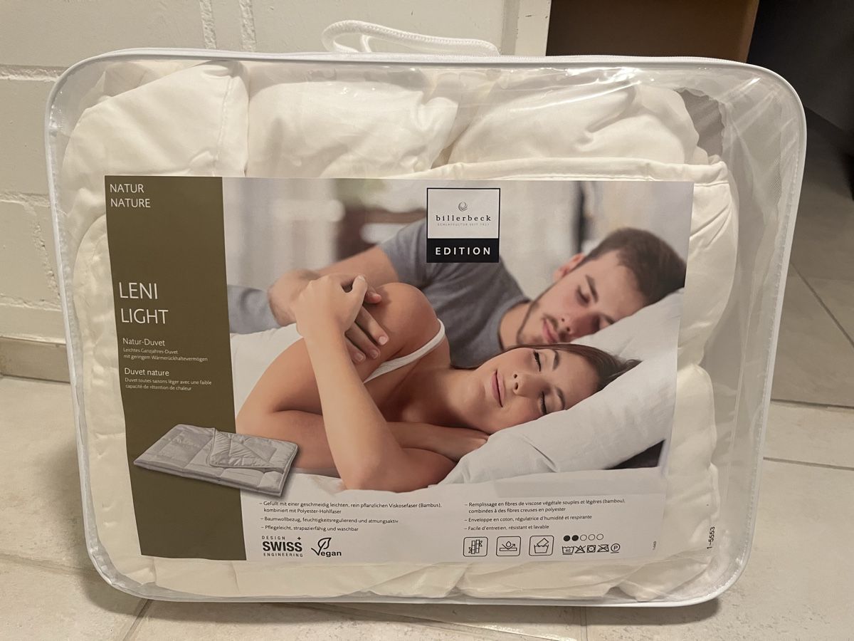 Coperte: Billerbeck Duvet 160x210 – Nuovo e nell'imballaggio originale da Horgen venduto da fab_8vh7