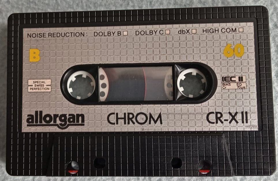 Musicassette: ALLORGAN CR-XII 60 - cassette – Usato da Le Locle venduto da borgespatricia 5