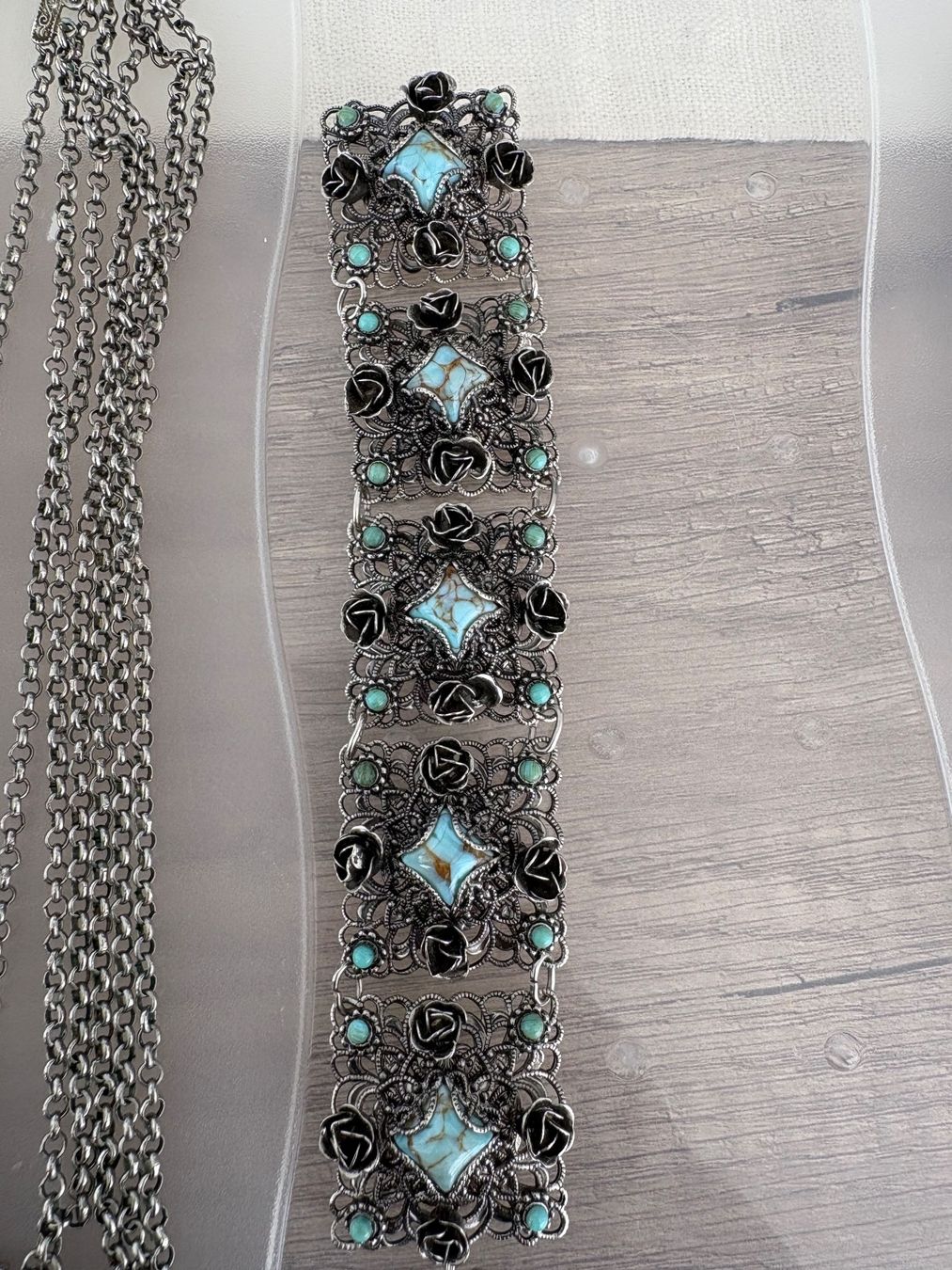 Sonstiger Schmuck: Armband und Kette mit Steinen – Gebraucht aus Schübelbach von S1CH 1