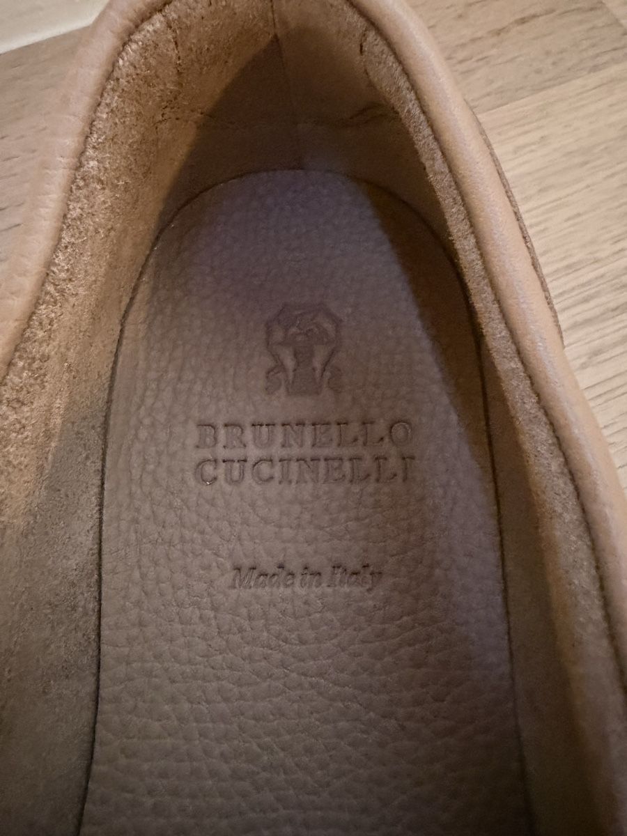 Brunello Cucinelli Herrenschuhe: Brunello Cucinelli Leder Mokassin hellbraun – Neu und originalverpackt aus Oberwil b. Zug von eli_q5dp 5