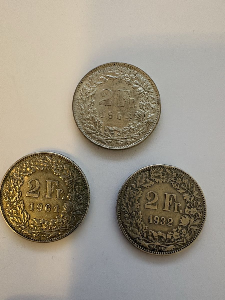 Tutti le monete: 2Fr 1932 1964 1961 – Usato da Murten venduto da Tzaugg
