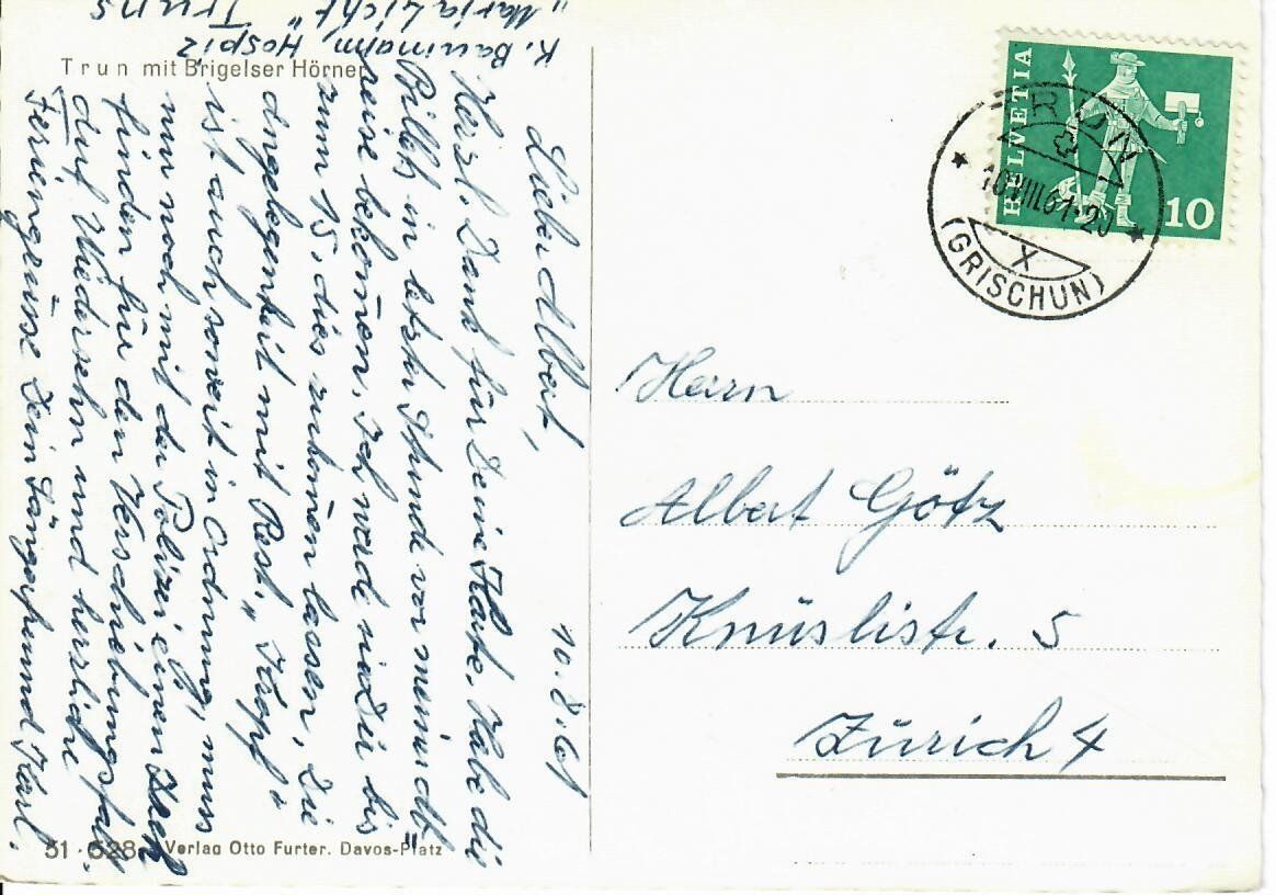 Cartes postales: Trun – D'occasion à Hochdorf par Ziegel-16 1