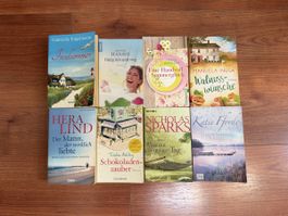 8 Romane / Bücher Paket – Nicholas Sparks, Gabriella, u.v.m.