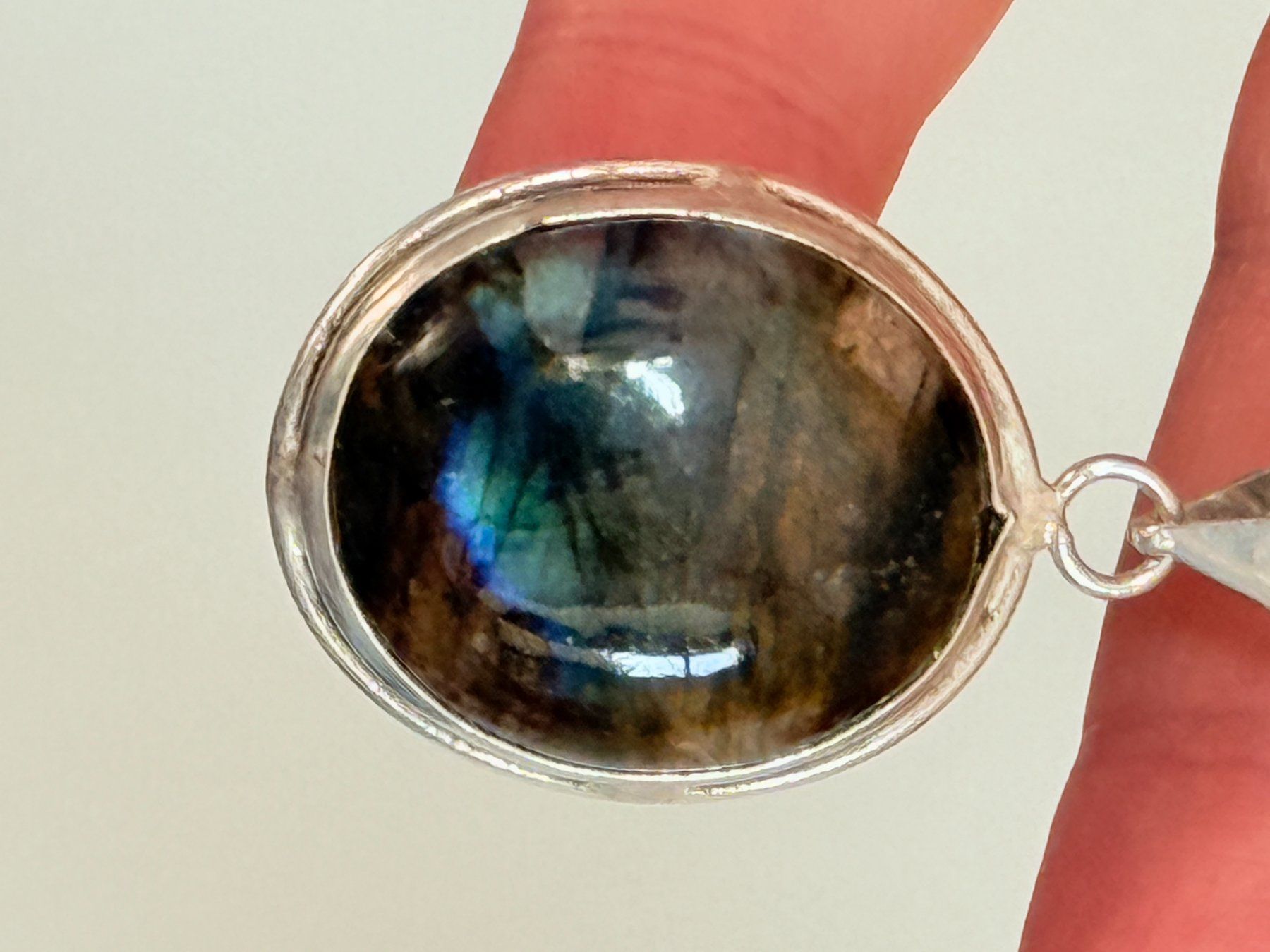 Catenine: Collier Labradorite✨ Pendentif Unique – Nuovo e nell'imballaggio originale da Genève venduto da AGBERG 6