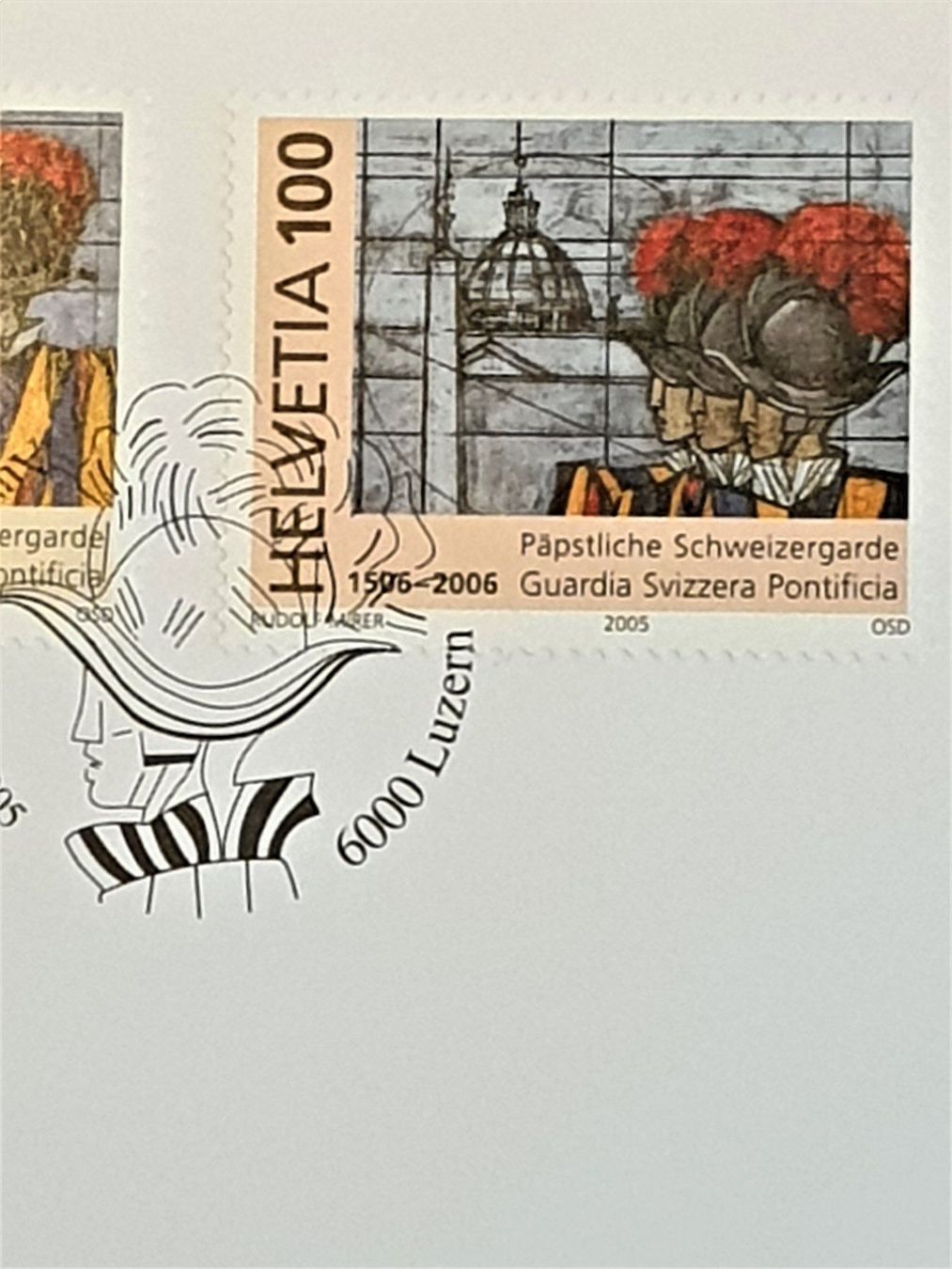 Alle Briefmarken: (19)Gemeinschaftsausgabe Schweiz-Vatikan – Gebraucht aus Schwarzhäusern von Inot3 5