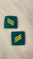 2x Schweizer Armee Obergefreiter Patte Achsselpatte
