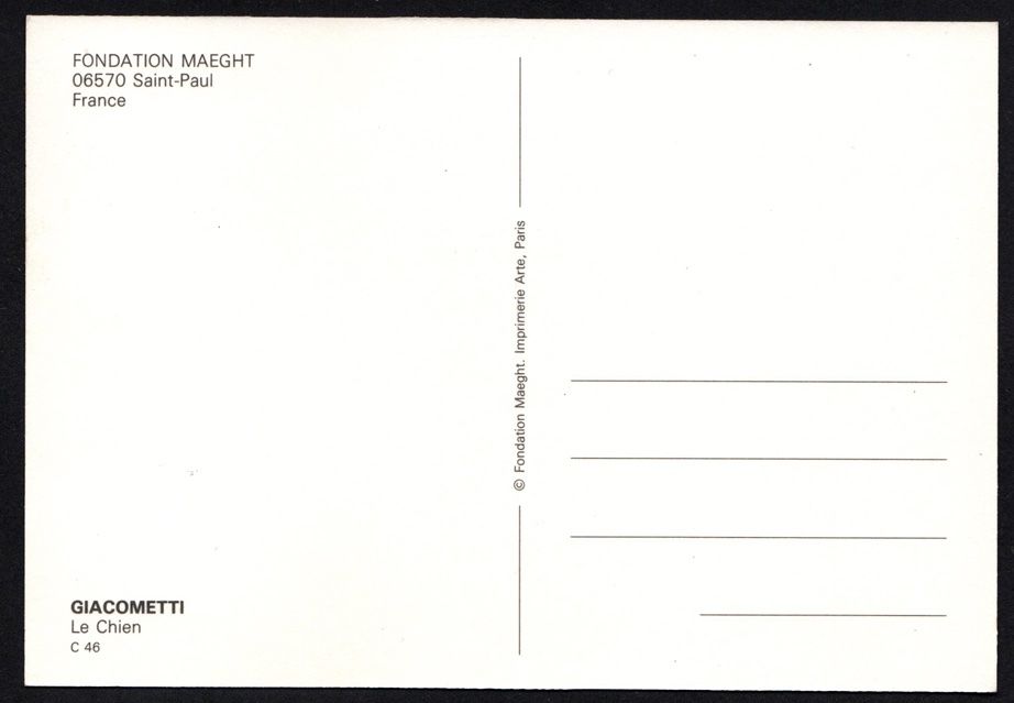 Alle Briefmarken: Maximumkarte Alberto Giacometti – Neu (gemäss Beschreibung) aus Dottikon von haeusibuh5 1