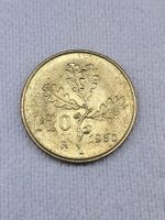 Pièce italienne 20 lires 1980, rare.