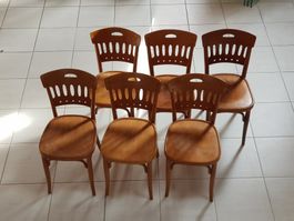 6er-Set Horgen Glarus Stühle (1945) - Ex-Stadttheater Olten